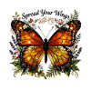 Spread Your Wings: Floral Butterfly