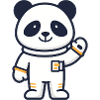 Panda astronaute dans l’espace