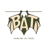 BAT – Hängende Fledermaus und Wortspiel