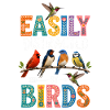 Facilement distrait par les oiseaux