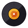Cartoon Vinyl Schallplatte