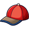 Cartoon Baseball Hat