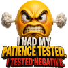 Patience testée négative