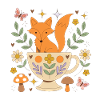 Cozy Fox Teacup