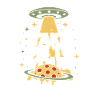 Emmène-moi à ta pizza OVNI Alien