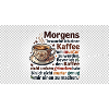 Kaffee Morgen Spruch Illustration
