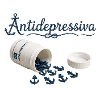 Antidepressive Anker Glitter Logo