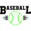 Neon Baseball Ball with Illuminated Stitches