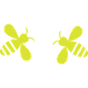 Neon Bee Duo