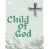 Child of God Cross Cloud Art