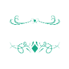 Magician logo with baroque ornament