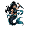Sea Ninja Mermaid