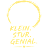 Small. Stubborn. Brilliant. Dog Logo