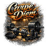 Carpe Diem Krafttraining Motiv