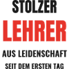 Stolzer Lehrer aus Leidenschaft Lehrerin Geschenk