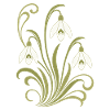 Schneeglöckchen Ornament