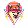 80s Shiba Inu Retro Kawaii Doge