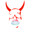 Red Demon Skull Neon