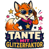Tante mit Glitzerfaktor
