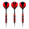 Dart Trio Red Black Flights