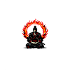 Flame Circle Samurai Mediation