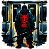Demons ninja in subway