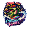Cosmic Surf Crocodile