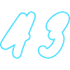43 Zahl symbol
