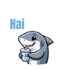 Shark-drated | Funny cartoon shark with drink