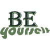 Be Yourself Retro Typography