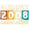 Limited Edition August 2008 Birthday Gift