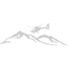 Hubschrauber Berge Pilot