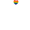 Pride Heart Regenborgen Finger Heart