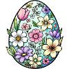 Floral Egg Garden Bloom