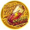 Ich spare Energie Aufdruck