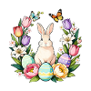 Easter Bloom Bunny