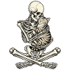 Skeleton, Cat, Halloween