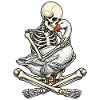 Skeleton, Goose, Halloween