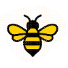 HerzBiene Halftone Design