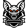 Fledermaus Maskottchen Logo