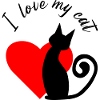 Fragmented heart in red