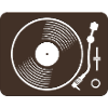 Retro Turntable Vinyl Design