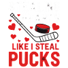 Stealing hearts like pucks