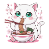 Kitten Cat Ramen Noodles
