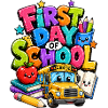 First Day of School Bus