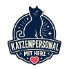 Katzenpersonal mit Herz