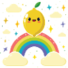 Kawaii Lemon Rainbow
