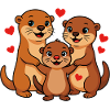 Otter family