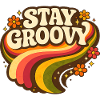 Stay Groovy Rainbow