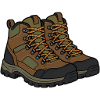 Hiking boots outdoor illustration